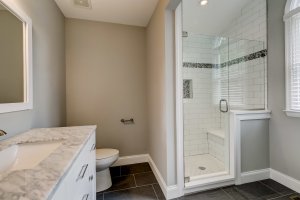 Custom glass door at 625 Edwards Rd