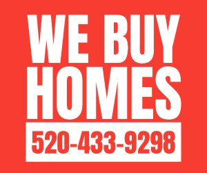 WE BUY HOMES TUCSON BANDIT SIGN