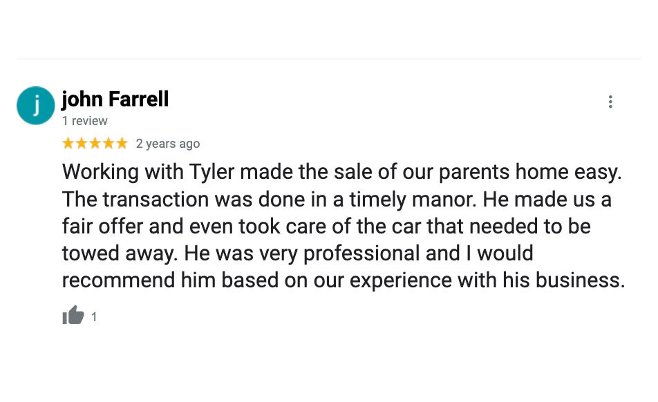 John Farrell Google Review