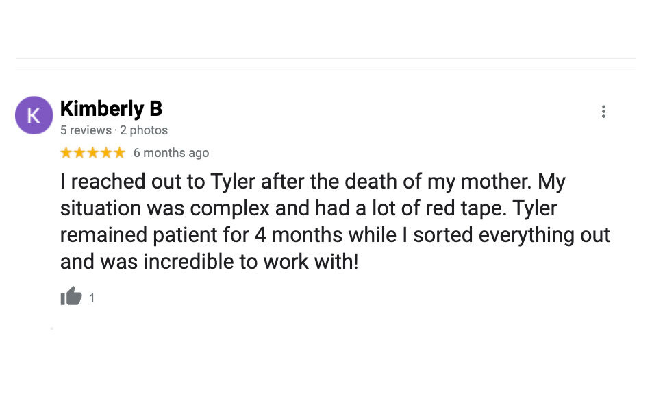 Kimberly B Google Review