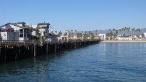 The Santa barbara pier 