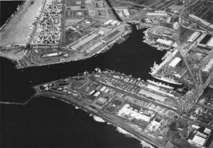 an aerial view of Port Hueneme real estate