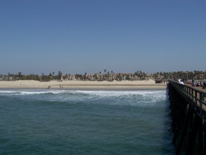 The beautiful beach in Port Hueneme
