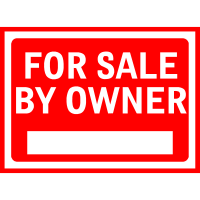 a smaller FSBO Sign