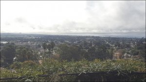 Picture from the backyard of a house in Ventura