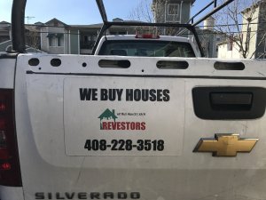 we buy houses truck REVestors LLC ad