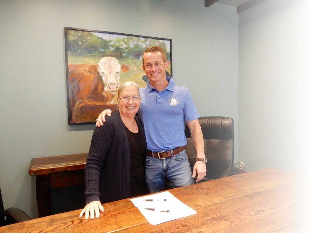 Client that sold house for cash
