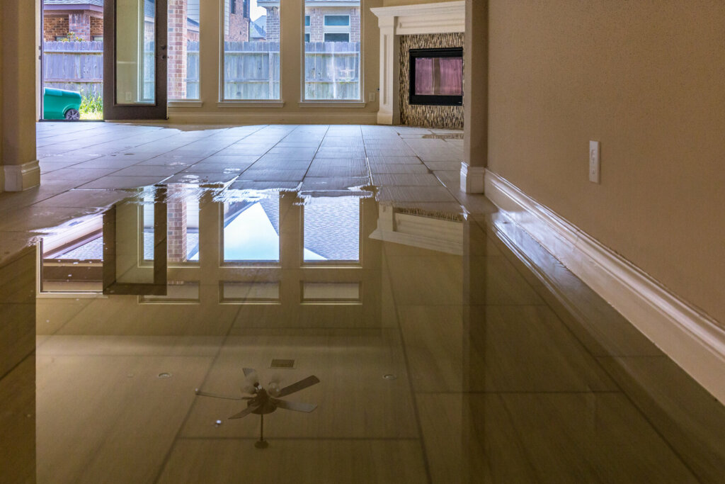 Water damage in a San Antonio Home