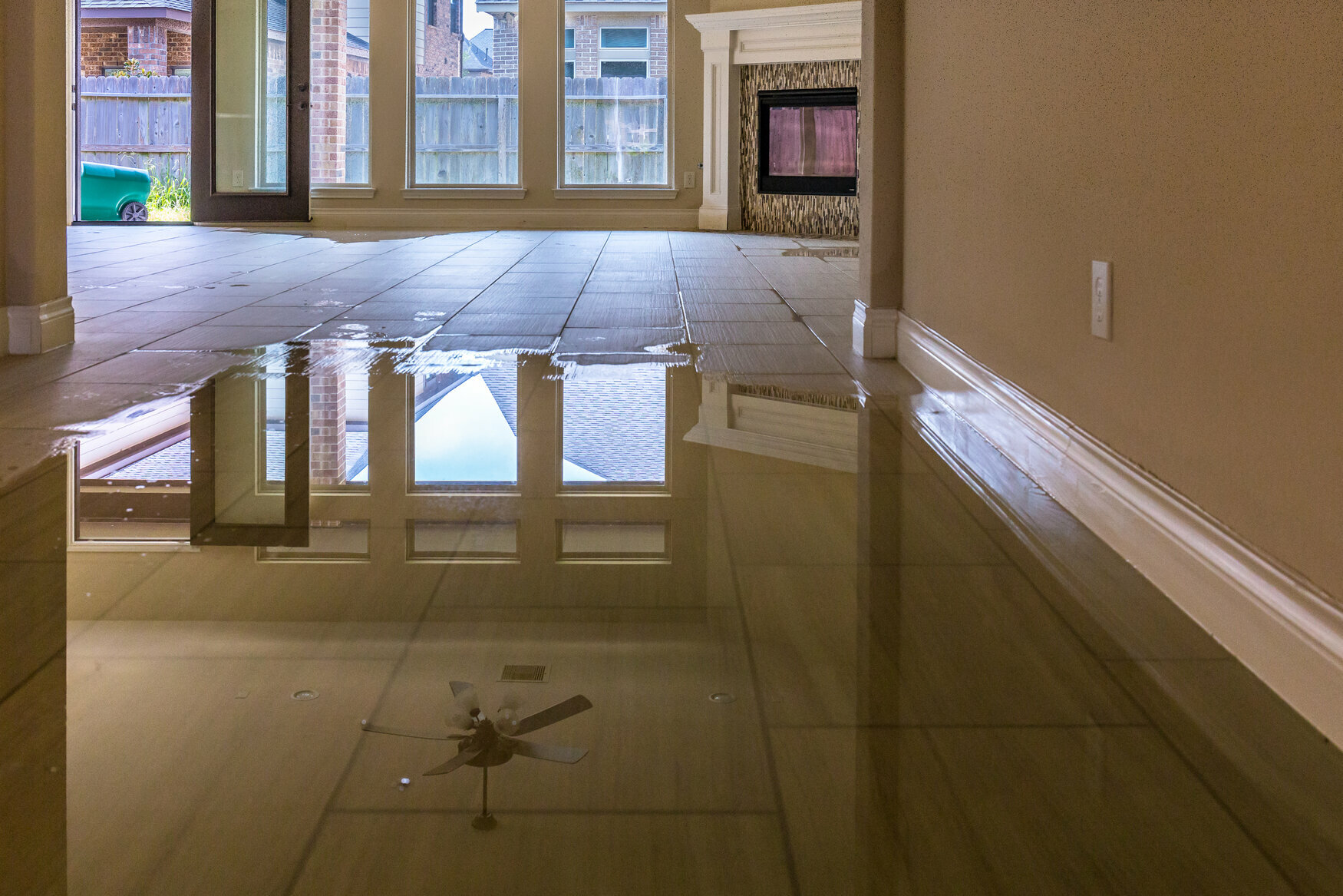 Water damage in a San Antonio Home