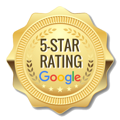 Five star rating google logo