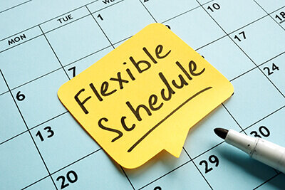 You can choose a closing date the works for you