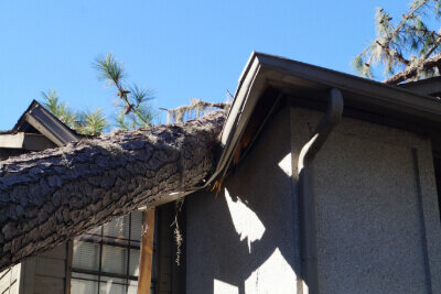 We buy houses damaged by weather events.