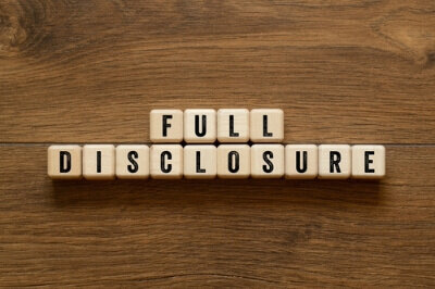 when selling your house disclose all known issues