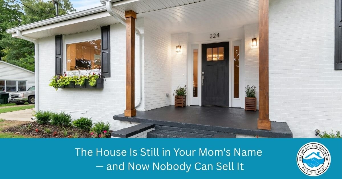 Modest older San Antonio home that is still titled in a deceased parent's name