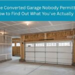 Converted garage bedroom in a San Antonio home with no building permit on record