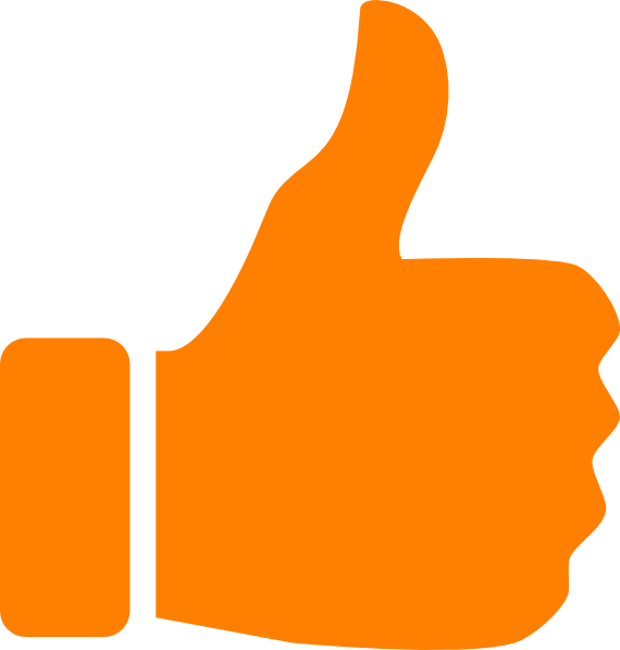 Orange icon of a hand giving a thumbs-up, symbolizing a fast and great home selling experience with 'We Buy Houses Arizona', positioned above the header 'Fastest Home Selling Experience.