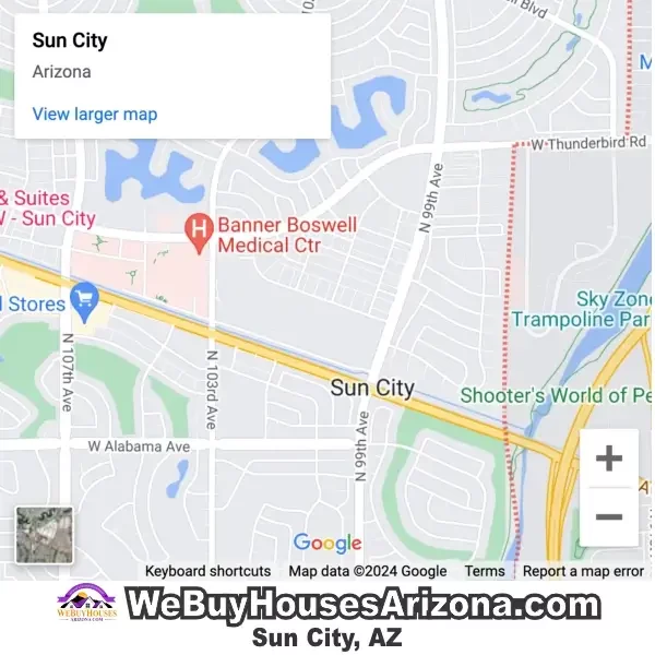 We Buy Houses Arizona in Sun City, AZ.