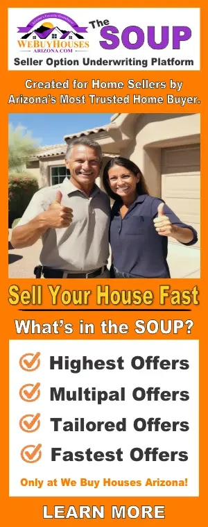 Orange icon of a court gavel, symbolizing 'We Buy Houses Arizona's' commitment to assisting homeowners facing foreclosure, offering fast solutions to sell their houses.