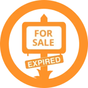 The orange icon of the expired listing represents 'We Buy Houses Arizona's' solutions for expired listings