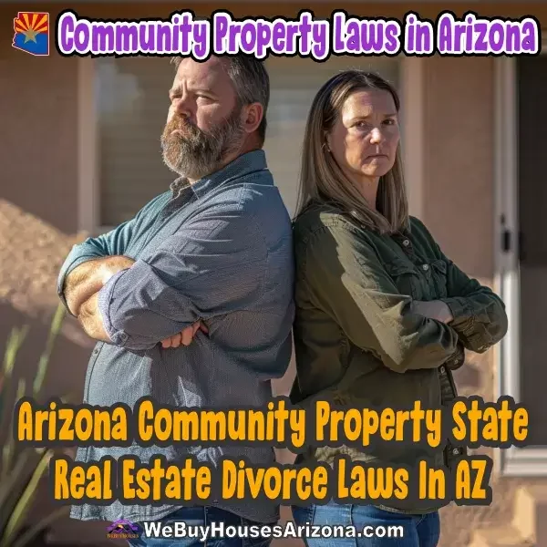 Divorce community property laws in Arizona.