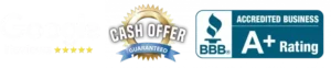 We Buy Houses Arizona BBB A+ Rating, Google, and 5-Star customer reviews.