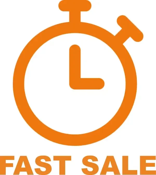 Fast sale icon (stopwatch)