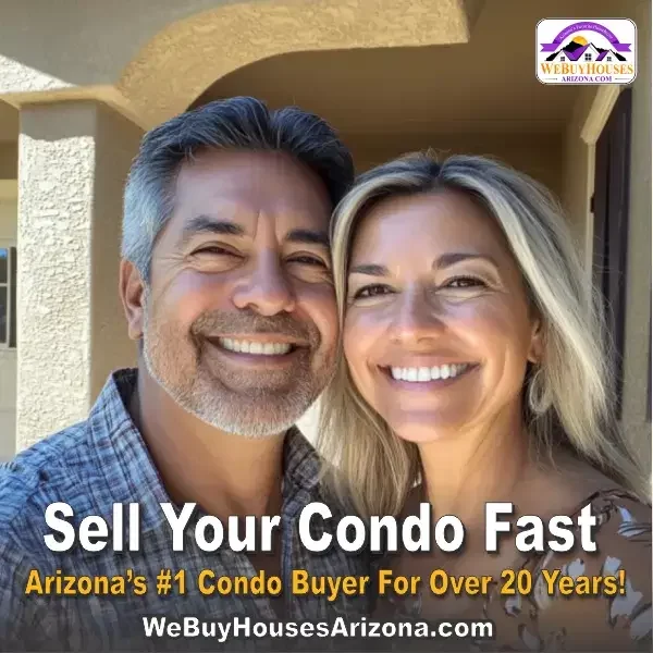 Sherry is smiling big in front of her sold Scottsdale, Arizona condo. She sold her condo Fast In Scottsdale, Arizona.