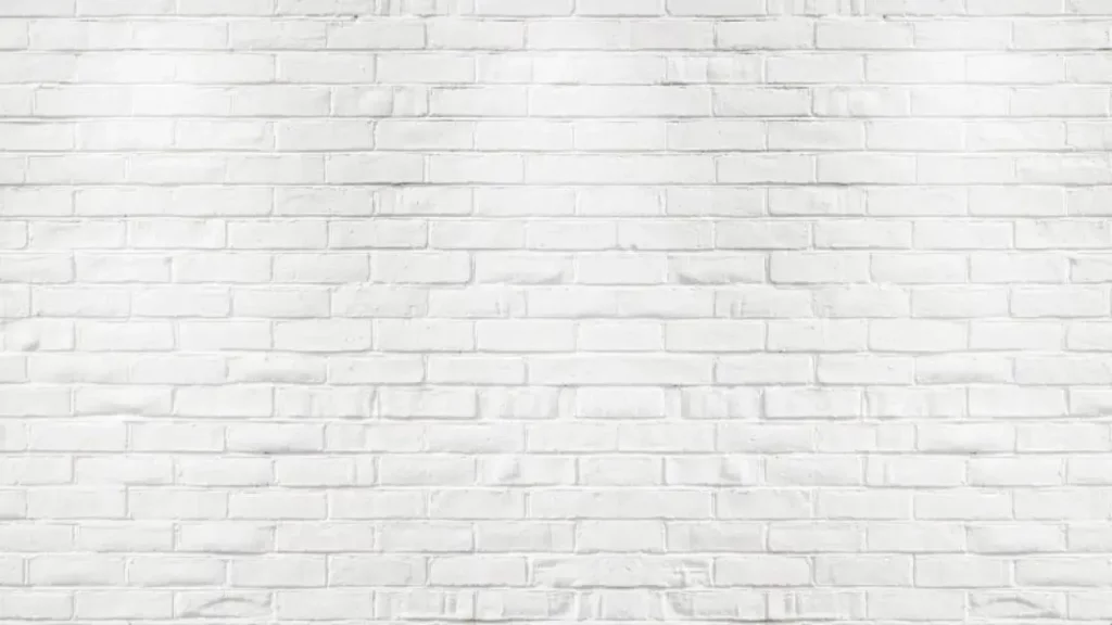 White painted brick wall texture