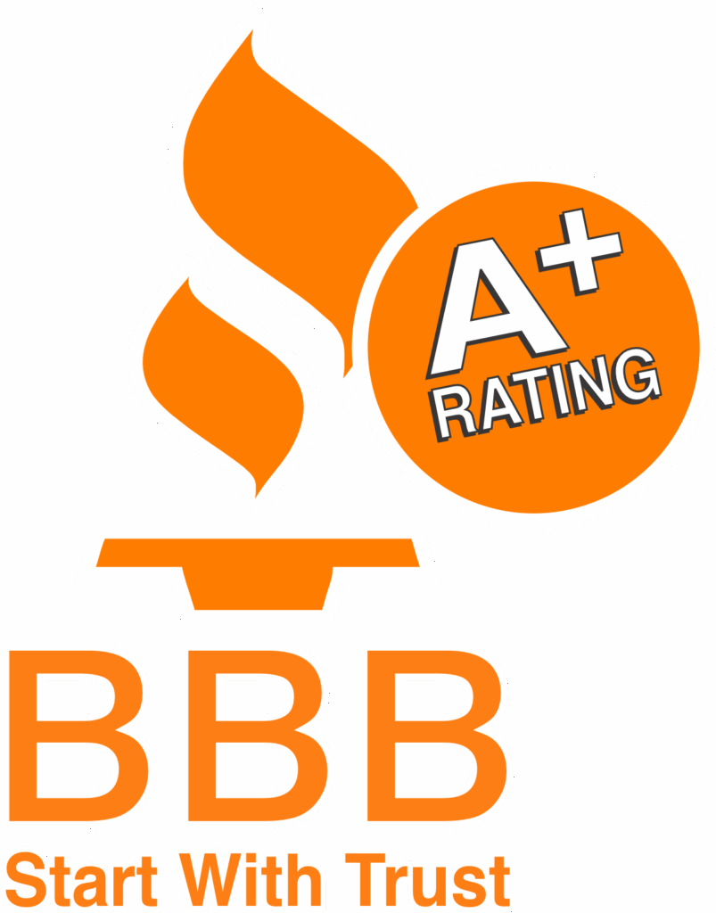 BBB A+ rating logo showing trust and accreditation for We Buy Houses Arizona.