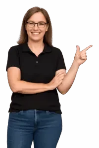 We Buy Houses Arizona team member pointing to benefits of selling for cash.