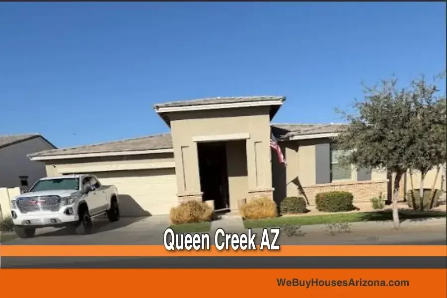 We Buy Houses Arizona purchased this Queen Creek AZ home at 23094 E Calle De Flores, 85142 — cash sale, no repairs required