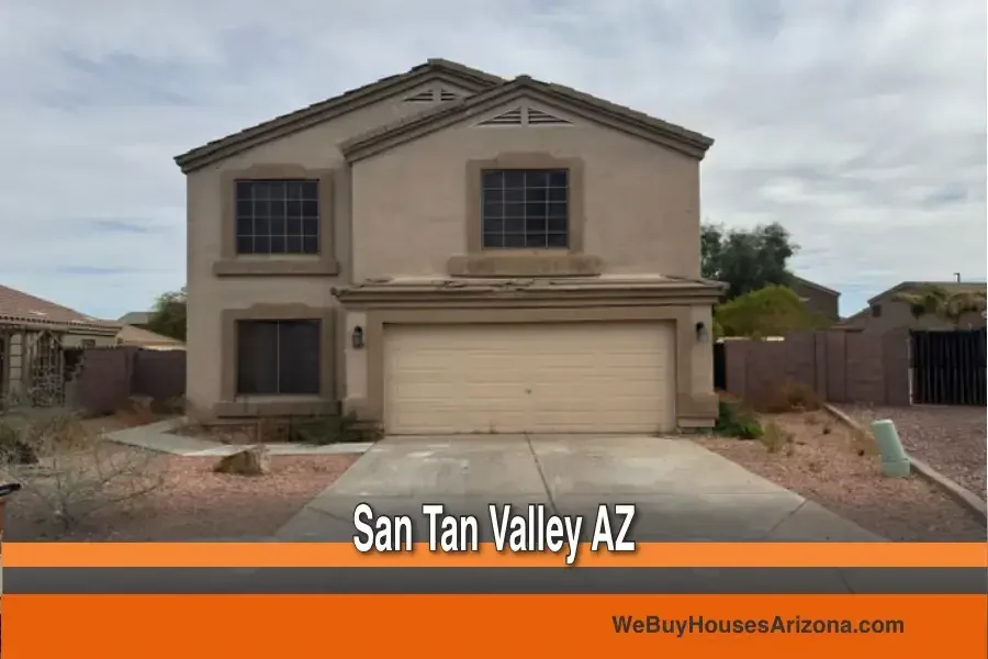 We bought this house at 33287 N Windmill Run, San Tan Valley AZ 85142 - cash sale as-is