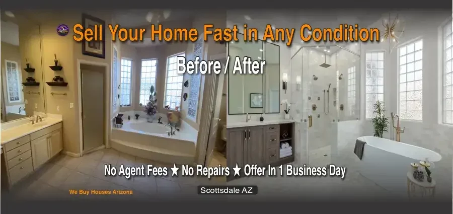 9149 E. Wethersfield Rd, Scottsdale AZ 85260 — purchased as-is, renovated and resold by We Buy Houses Arizona