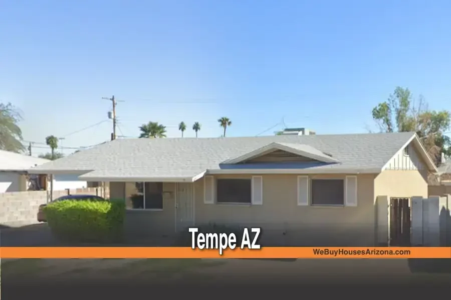 Tempe AZ home near Gilliland neighborhood 85281 - sold as-is for cash to We Buy Houses Arizona