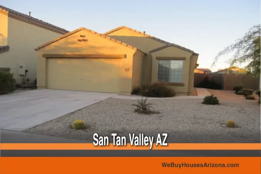 We bought this house at 1344 E Daniella Drive, San Tan Valley AZ
85140 - cash sale as-is
