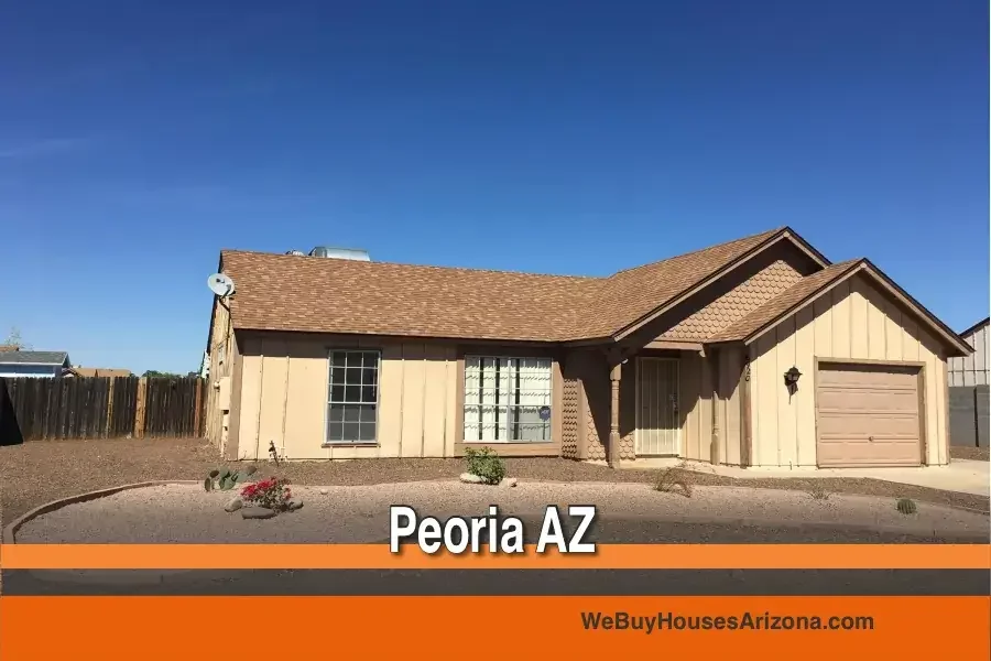 We Buy Houses Arizona purchased this home at 6920 W Turquoise Ave in Peoria AZ 85345