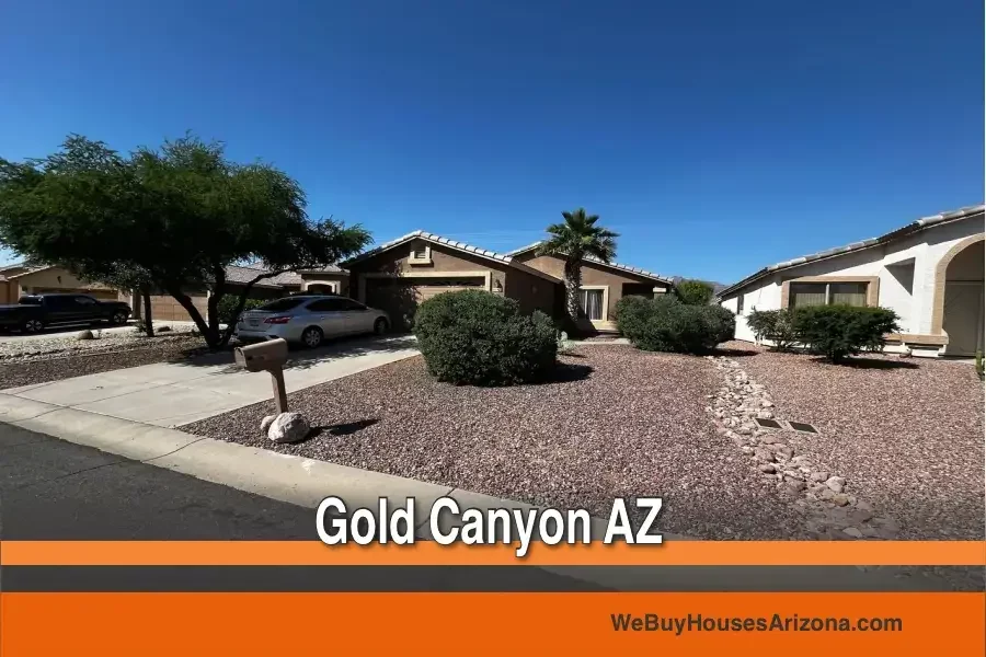 House at 8882 E Shooting Star Dr, Gold Canyon AZ 85118 - sold as-is for cash, We Buy Houses Arizona