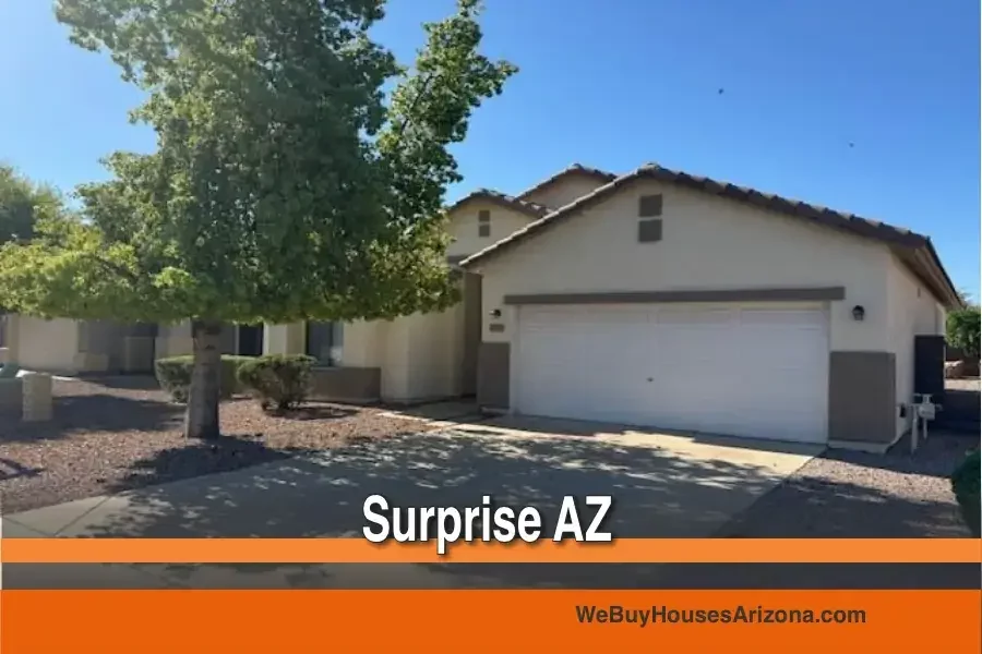 We Buy Houses Arizona purchased this home at 15933 W Calavar Rd in Surprise AZ 85379