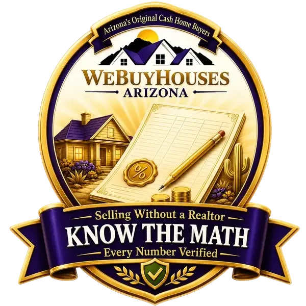 Know the Math badge: Arizona commission math and selling costs, explained and sourced.