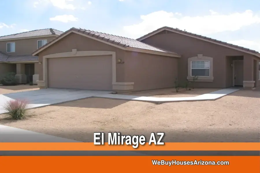 House at 12609 W Corrine Dr, El Mirage AZ 85335, bought as-is for cash by We Buy Houses Arizona.