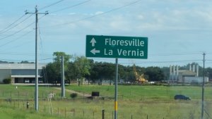 HWy 181 Floresville n La Vernia tx Directional sign - Everything you need to know before moving to Floresville TX
