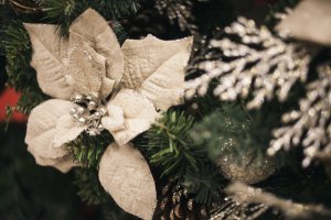 Gold tree ornament