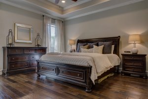 Cozy bedroom in homes for sale Floreville TX