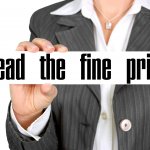 Contract - Read the fine print
