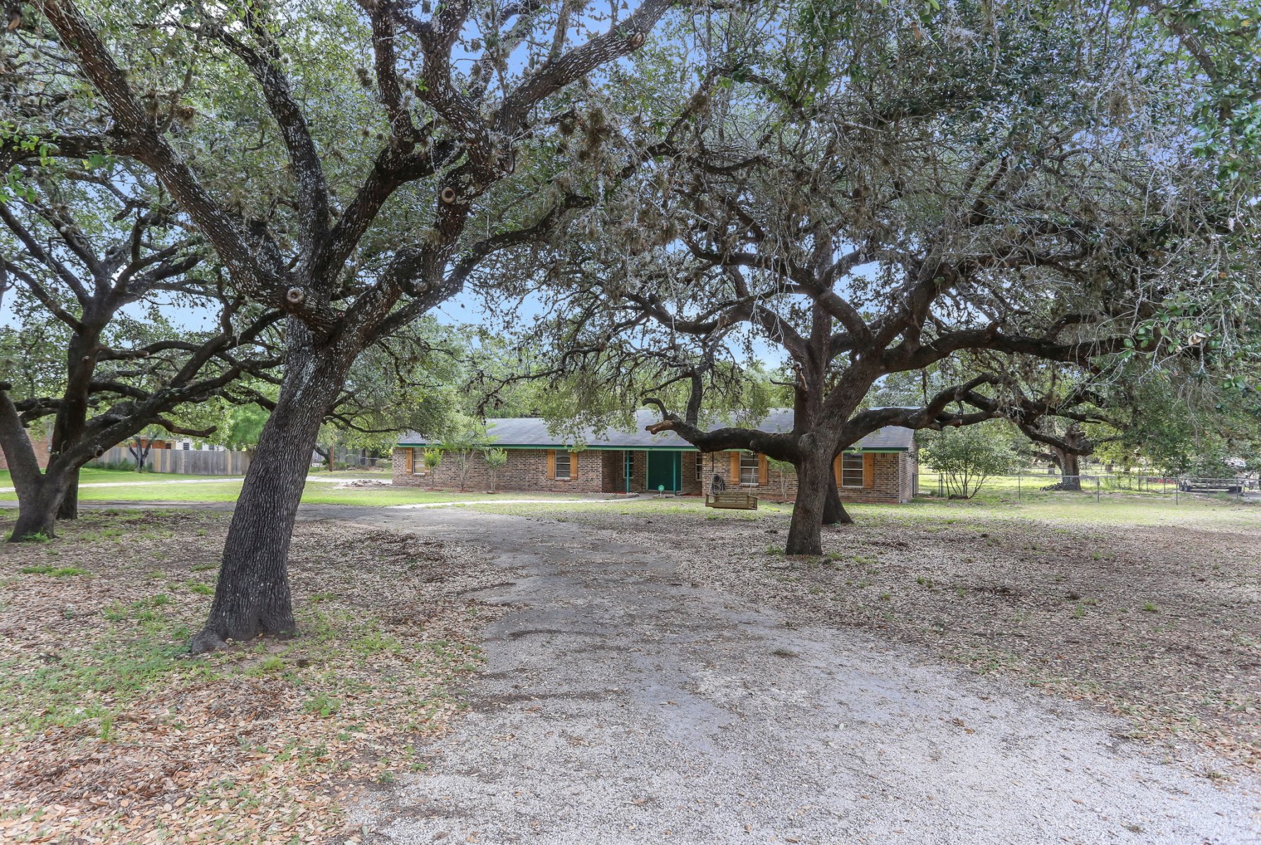 Pleasanton TX home for sale with trees