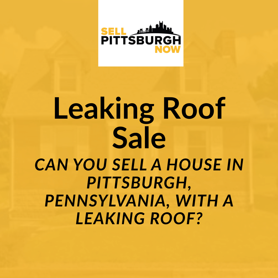 Can You Sell a House in Pittsburgh, Pennsylvania, With a Leaking Roof