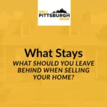 what to leave when selling your house