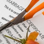Selling Your House While Divorcing in | cutting marriage certificate