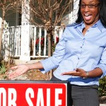 Appeal To Buyers | excited woman for sale sign