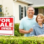 Selling Your Home Yourself | older couple for sale by owner sign